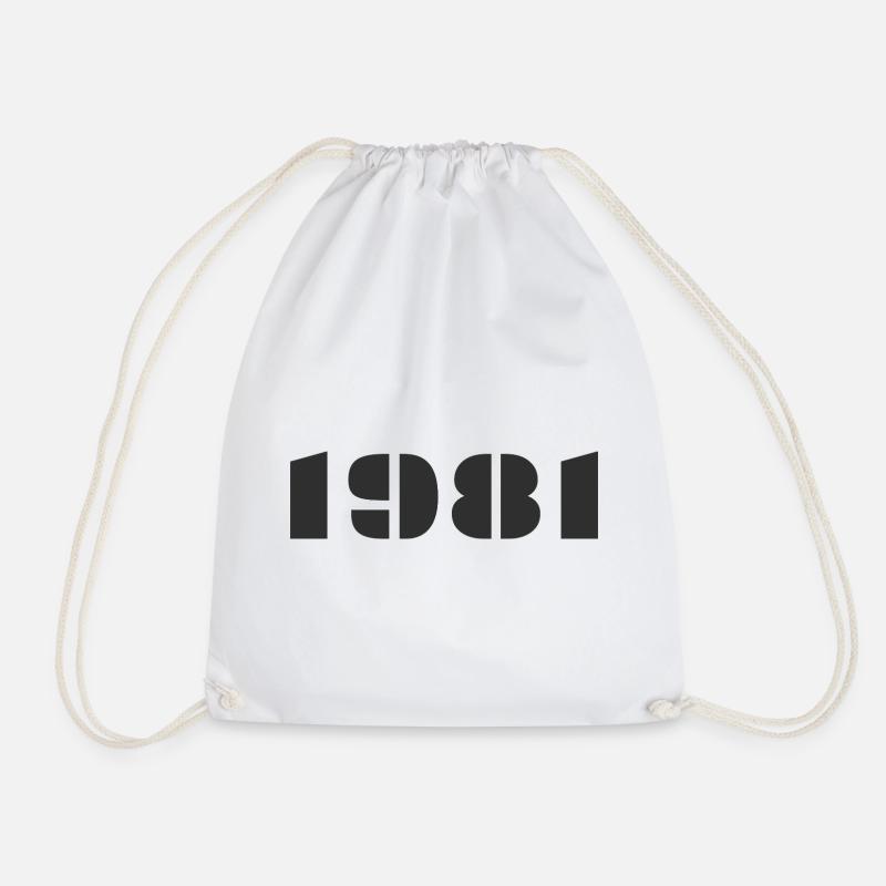 1981 - Drawstring Bag - white