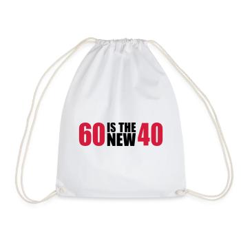 60ème anniversaire - Sac de sport léger - blanc - Devant