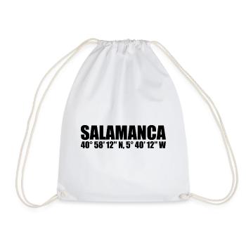 Coordonnées de Salamanque - Sac de sport léger - blanc - Devant