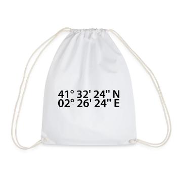 Coordonnées mataró - Sac de sport léger - blanc - Devant