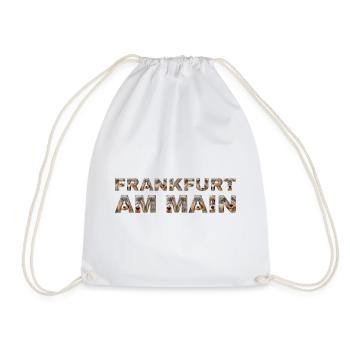 Frankfurt am Main Hund - Turnbeutel - Weiß - Vorne