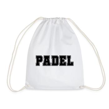 Padel Bold - Turnbeutel - Weiß - Vorne