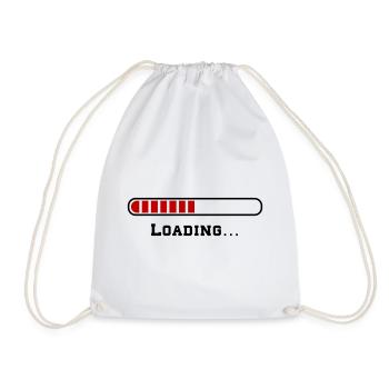Loading - Drawstring Bag - white - Front