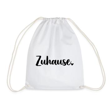 Zuhause Herz - Turnbeutel - Weiß - Vorne