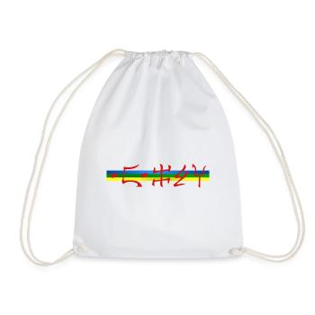 Amazigh Kanji - Sac de sport léger - blanc - Devant
