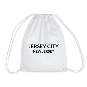 Jersey City New Jersey USA - Turnbeutel - Weiß - Vorne