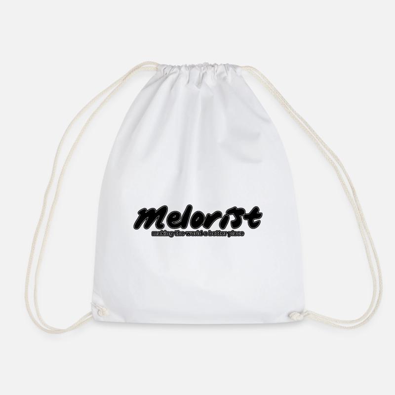 Melorist - Drawstring Bag - white