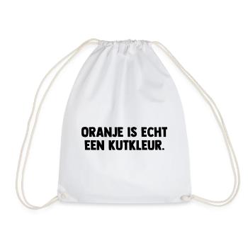Oranje is echt een Kutkleur - Nederland - Niederla - Turnbeutel - Weiß - Vorne