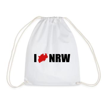 J’adore la Rhénanie-du-Nord-Westphalie de NRW - Sac de sport léger - blanc - Devant
