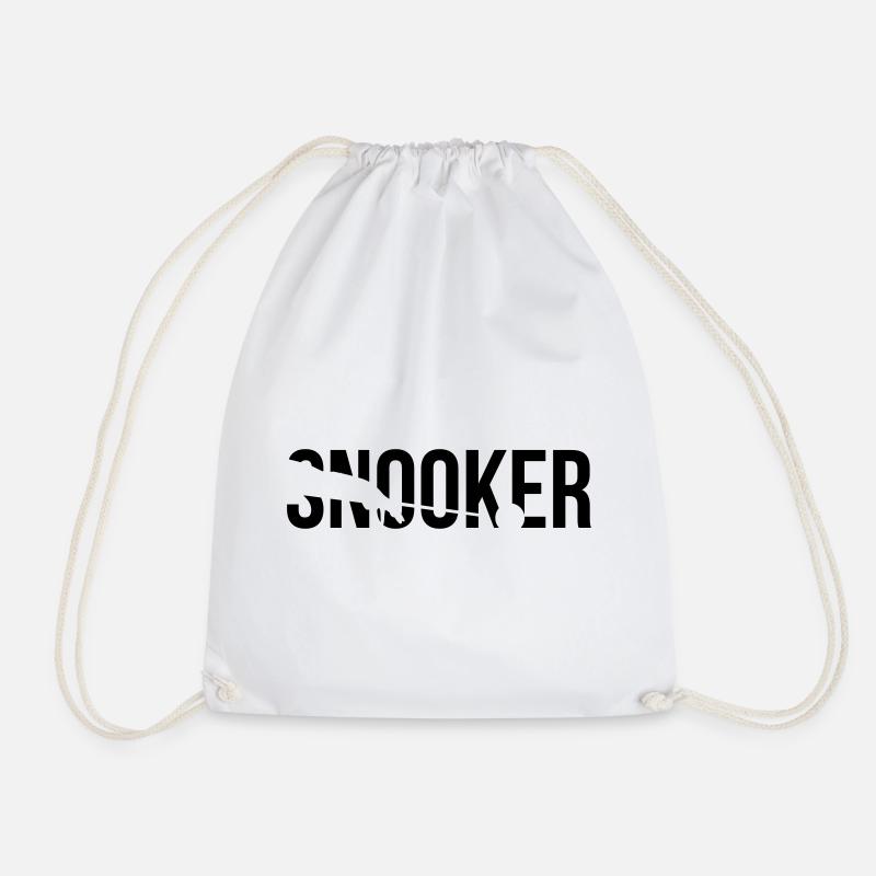 snooker - Turnbeutel - Weiß