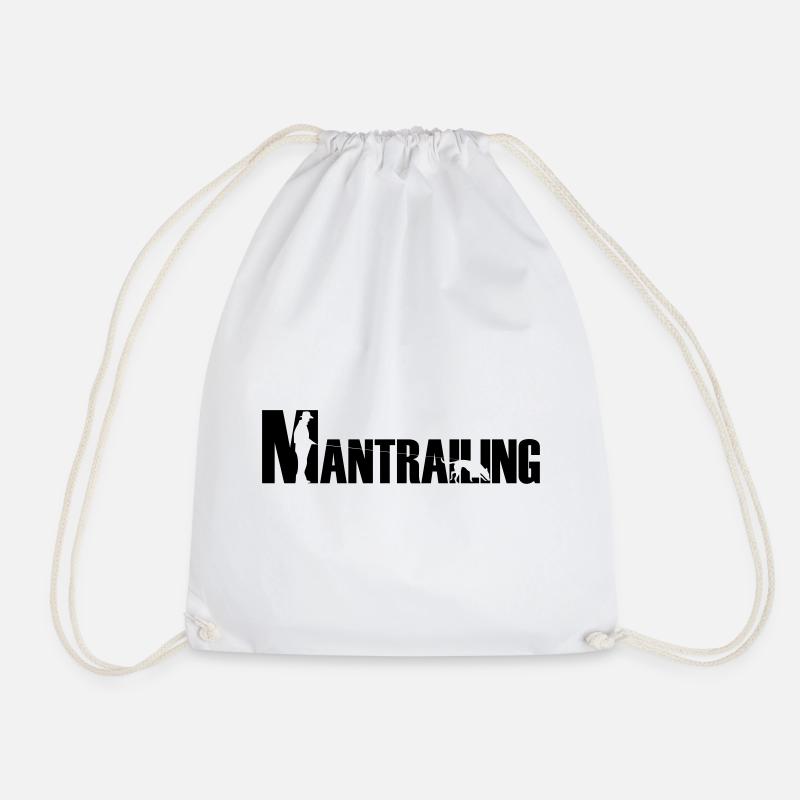 Mantrailing Malinois / German Shepherd - Drawstring Bag - white