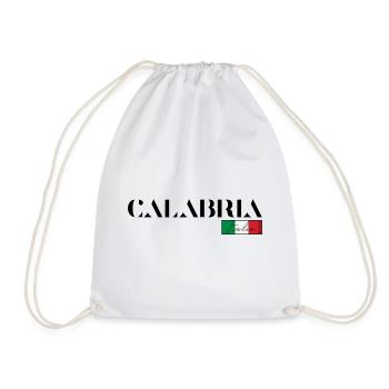 CALABRIA KALABRIEN ITALIA ITALIEN (b) - Turnbeutel - Weiß - Vorne