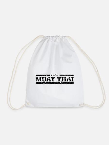 Muay Thai - Turnbeutel - Weiß