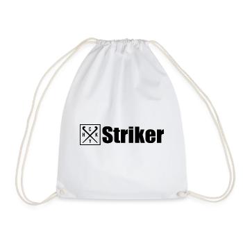 Field hockey hockey player hockey striker hockey - Drawstring Bag - white - Front