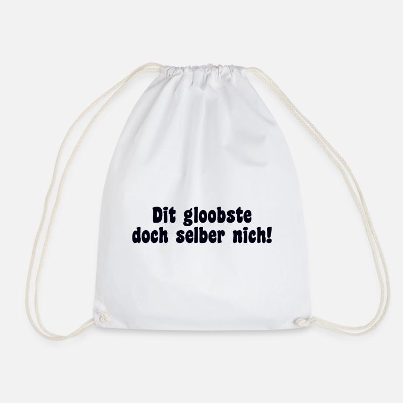 Berlin Spruch Dialekt Retro - Turnbeutel - Weiß