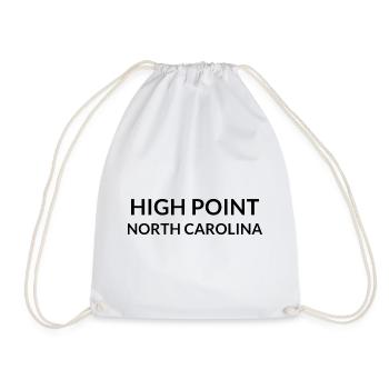 High Point, Caroline du Nord, États-Unis - Sac de sport léger - blanc - Devant