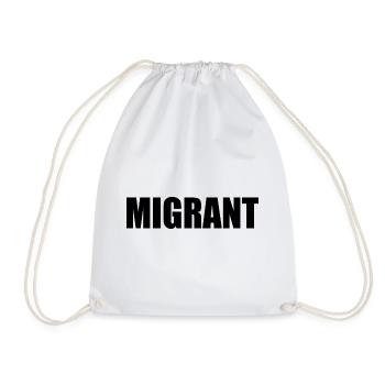 Migrant - Sac de sport léger - blanc - Devant