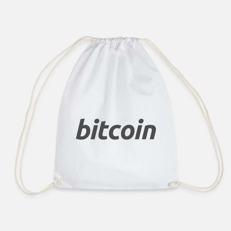 bitcoin Logo - Turnbeutel - Weiß