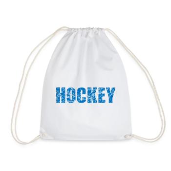 Hockey Eishockey - Turnbeutel - Weiß - Vorne