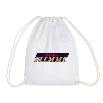 Capitaine flemme - Sac de sport léger - blanc - Devant