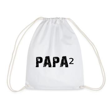 Papa au pouvoir de 2 - Famille - Gay - Homosexualité - Sac de sport léger - blanc - Devant