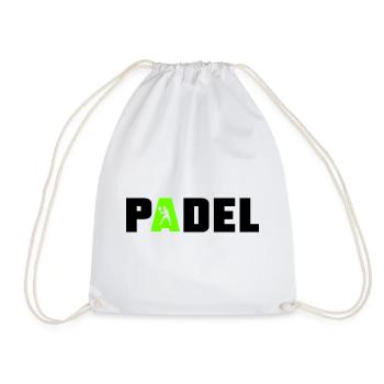 Padel Sport Logo - Sac de sport léger - blanc - Devant