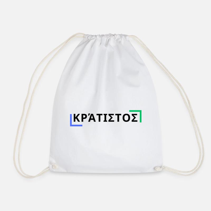 κράτιστος - Der Stärkste - Turnbeutel - Weiß