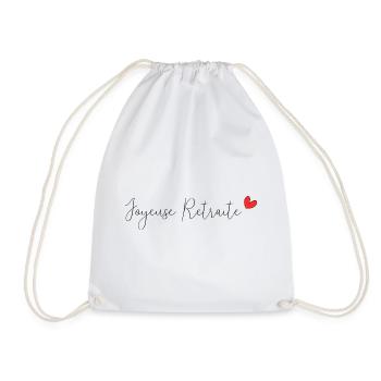 RETRAITE. RETRAITE. RETRAITEE. RETRAITE - Sac de sport léger - blanc - Devant