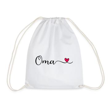 granny - Drawstring Bag - white - Front