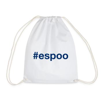 Espoo Suomi Finland Hashtag - Turnbeutel - Weiß - Vorne