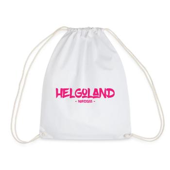 Helgoland - Nordsee - Insel - Lange Anna - Turnbeutel - Weiß - Vorne