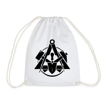 Maurer Logo - Drawstring Bag - white - Front