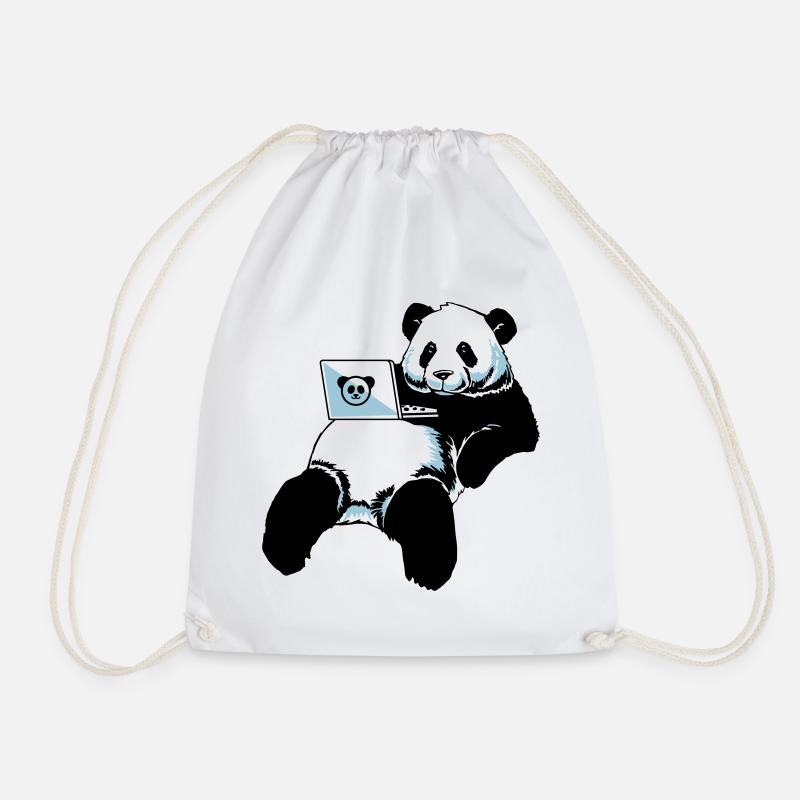 it shirt programmierer panda - Turnbeutel - Weiß