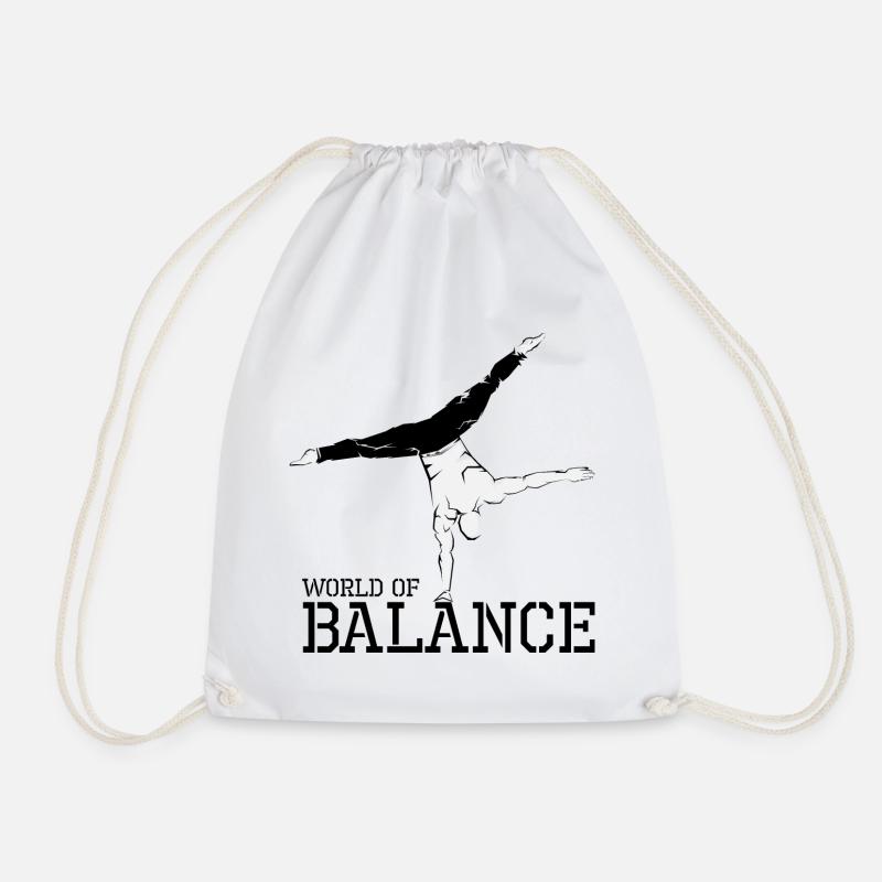 handbalance handstand calisthenics Sport Athlet - Turnbeutel - Weiß