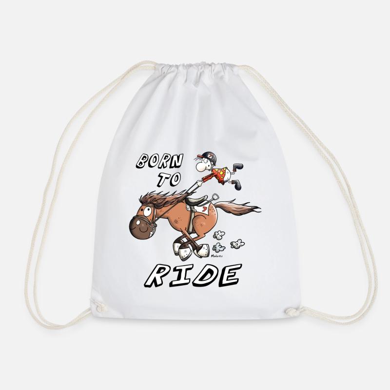 Born to Ride - Turnbeutel - Weiß