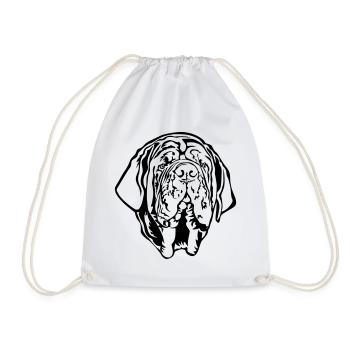 Mastino Napoletano Tête - Sac de sport léger - blanc - Devant