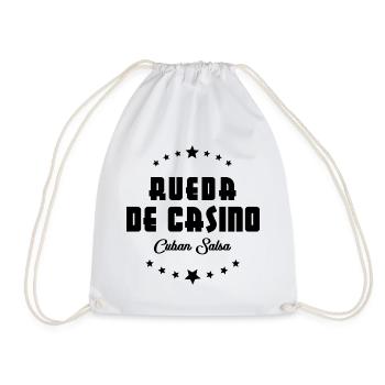 Rueda de Casino - Cuban Salsa - Turnbeutel - Weiß - Vorne