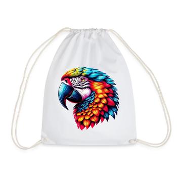 Perroquet - Sac de sport léger - blanc - Devant