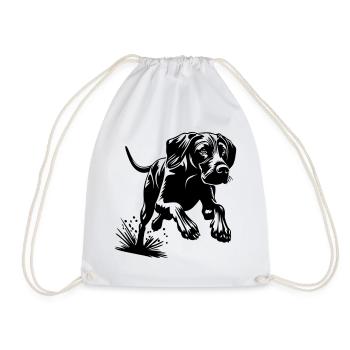 Magyar Vizsla - Drawstring Bag - white - Front