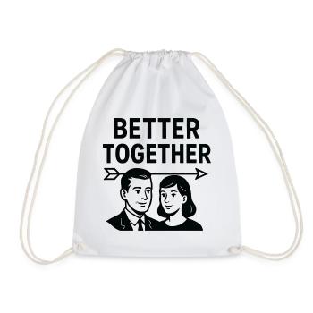 Mariage Amour - Better Together - Sac de sport léger - blanc - Devant