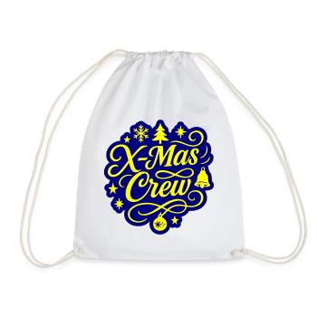 Xmas Crew Christmas - Drawstring Bag - white - Front