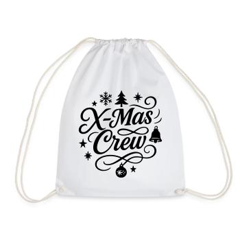 Xmas Crew Christmas - Drawstring Bag - white - Front