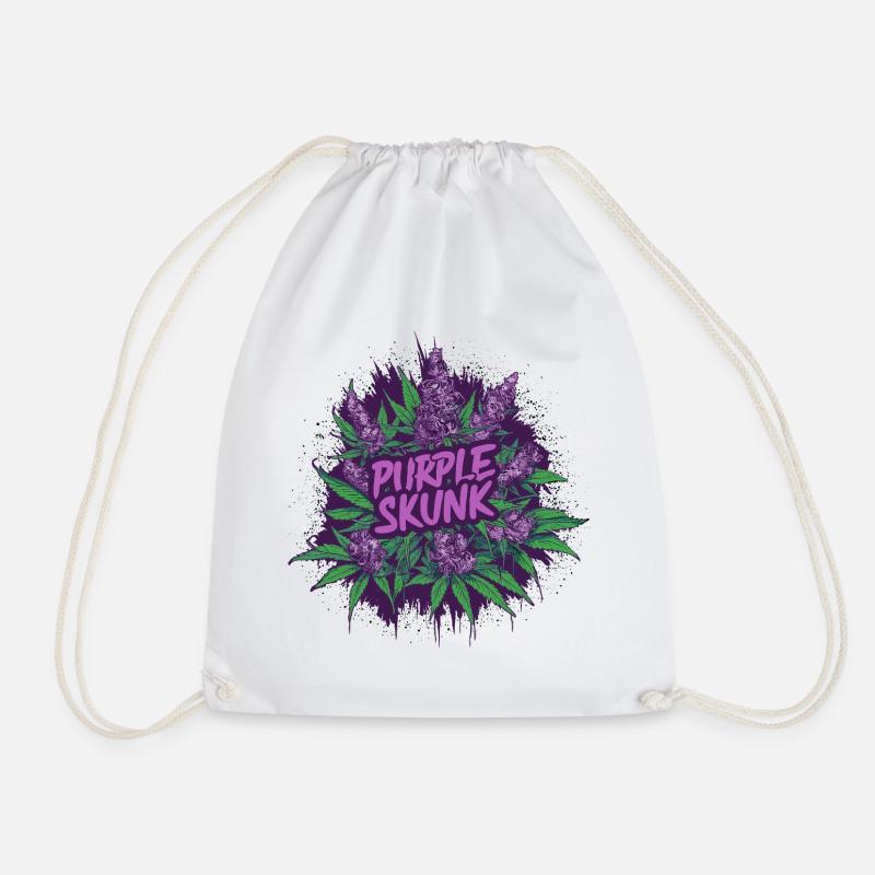 Mouffette Pourpre - Sac de sport léger - blanc