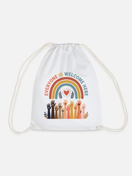 LBGTQ Safe Space Pride Month Aufkleber – Safe Space - Turnbeutel - Weiß