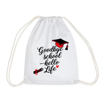 Abitur - Drawstring Bag - white - Front