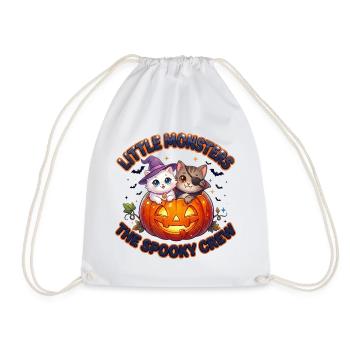 Little Monsters The Spooky Crew - Turnbeutel - Weiß - Vorne