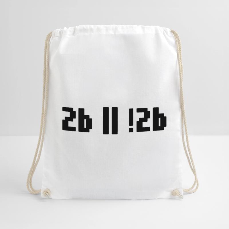 2b or not 2b – Shakespeare Hamlet Programmer Drawstring Bag