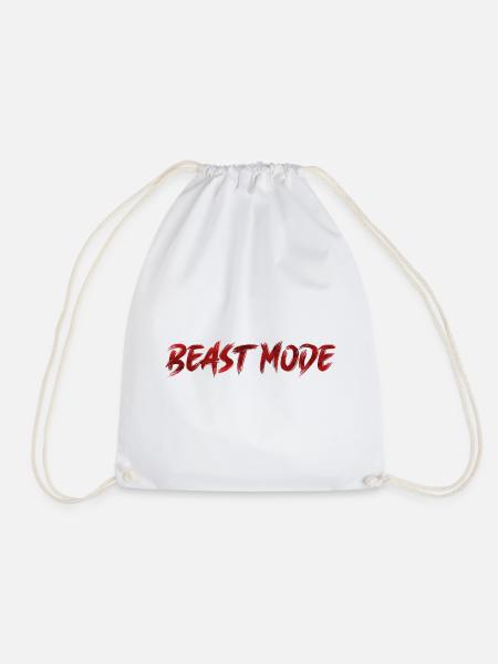 Beast Mode! - Turnbeutel - Weiß