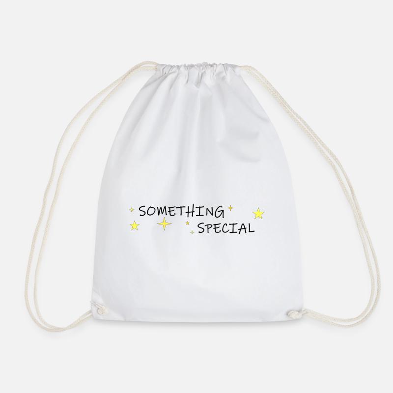 something special - Drawstring Bag - white
