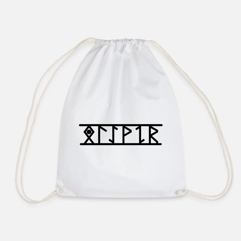 Oliver - Drawstring Bag - white